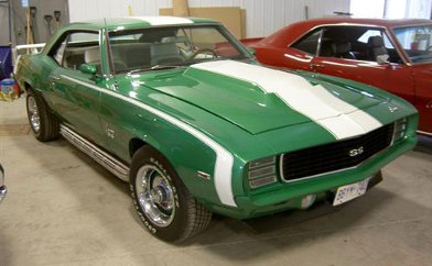 Camaro Hood, Steel, Cowl Induction, 1967-1969